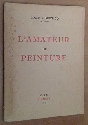 Bild des Verkufers fr L'Amateur de peinture zum Verkauf von JLG_livres anciens et modernes