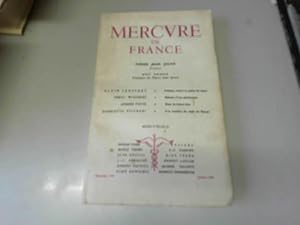 Bild des Verkufers fr N 1151 Mercure De France zum Verkauf von JLG_livres anciens et modernes