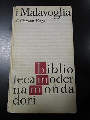 Immagine del venditore per Verga Giovanni. I Malavoglia. Mondadori 1964. venduto da Amarcord libri