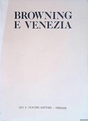 Bild des Verkufers fr Browning e Venezia zum Verkauf von Klondyke