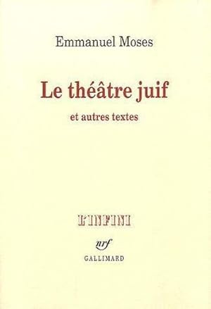 Image du vendeur pour le thtre juif et autres textes mis en vente par Chapitre.com : livres et presse ancienne