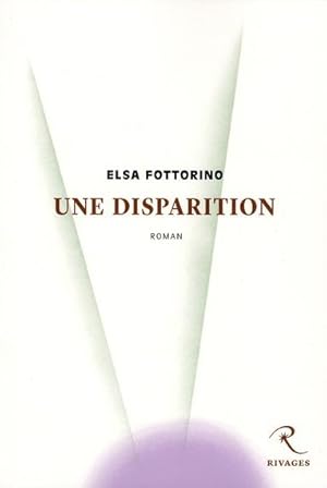 Image du vendeur pour une disparition mis en vente par Chapitre.com : livres et presse ancienne