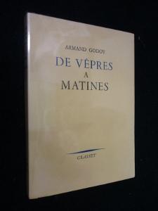 Seller image for De Vpres  Matines for sale by Abraxas-libris