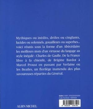 Bild des Verkufers fr Ainsi parlait de Gaulle zum Verkauf von Chapitre.com : livres et presse ancienne