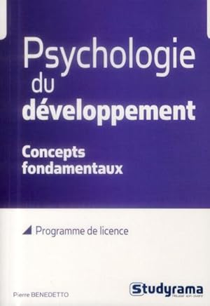 Image du vendeur pour psychologie du dveloppement ; concepts fondamentaux mis en vente par Chapitre.com : livres et presse ancienne