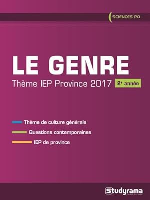 le genre - thème IEP Province - 2e année (2017)