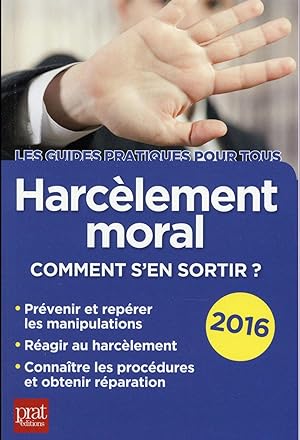 harcèlement moral 2016