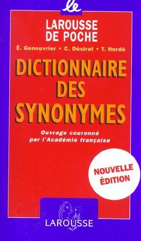 Dictionnaire des synonymes