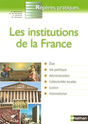 les institutions de la France