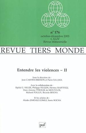 Revue Tiers-Monde N.176 (édition 2003)