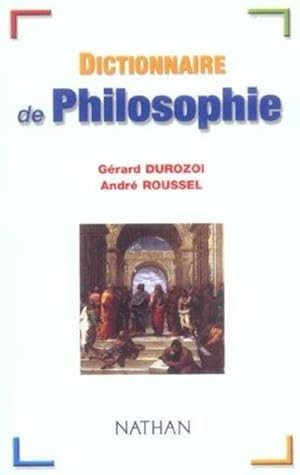 Image du vendeur pour Dictionnaire de philosophie mis en vente par Chapitre.com : livres et presse ancienne