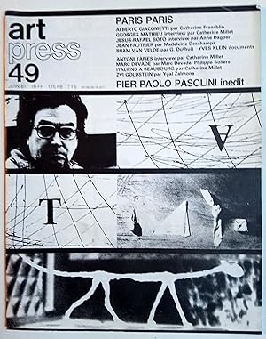 Seller image for Art Press International 49 JUIN 1981 for sale by castlebooksbcn