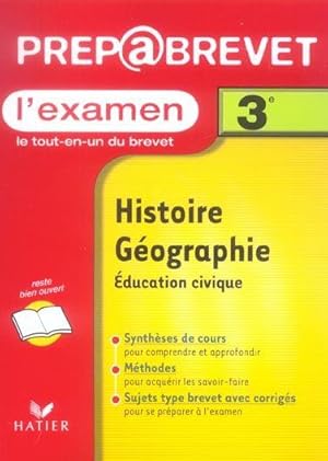 Histoire-géographie, éducation civique, 3e