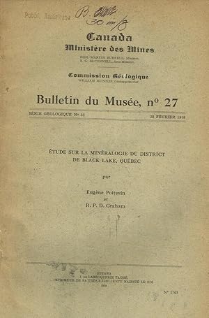 Seller image for Etude sur la mineralogie du district. Serie geologique n.35, 28 fevrier 1918 Bulletin n.27 for sale by Biblioteca di Babele