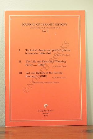 Immagine del venditore per Journal of Ceramic History No. 3 venduto da North Books: Used & Rare