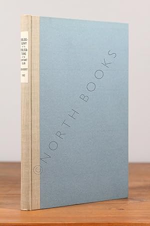 Image du vendeur pour A Bibliography of the Publications of the Rowfant Club, Part Two: 1925-1961 mis en vente par North Books: Used & Rare