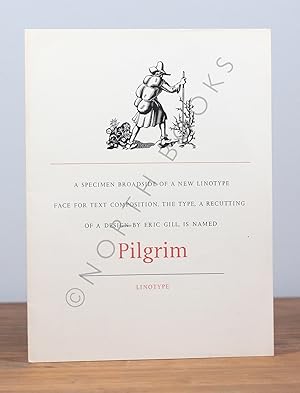 Folding Specimen Sheet Broadside of Pilgrim Type by Eric Gill