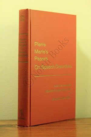 Seller image for Pierre Marie's Papers on Speech Disorders for sale by North Books: Used & Rare