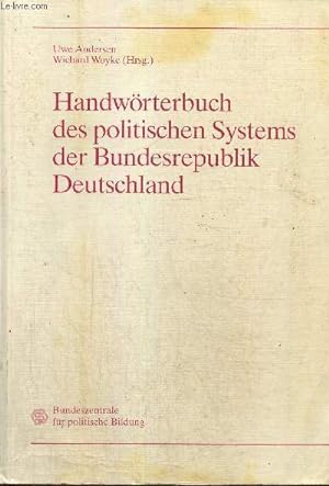 Bild des Verkufers fr Handwrterbuch des politischen Systems der Bundesrepublik Deutschland zum Verkauf von Le-Livre