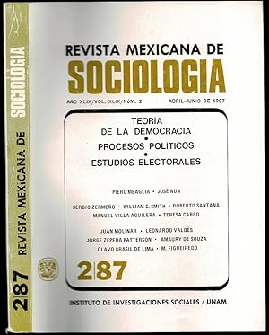 Imagen del vendedor de Las elecciones de 1985 en el Distrito Federal in Revista Mexicana de Sociologia Volume XLIX (49) Number 2 a la venta por The Book Collector, Inc. ABAA, ILAB