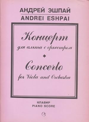 Concerto for Viola and Orchestra - Viola & Piano