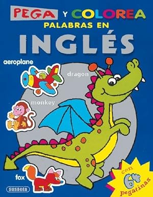 Image du vendeur pour Pega y colorea palabras en ingls. Con 64 pegatinas. Edad: 4+. mis en vente par La Librera, Iberoamerikan. Buchhandlung