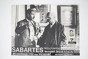 Montage photographique original autour de Jaime Sabartés et Picasso