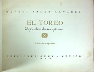 Seller image for El Toreo Apuntes Descriptivos for sale by Wonder Book