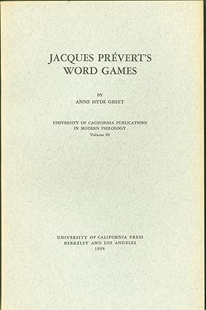 Jacques Prevert's Word Games