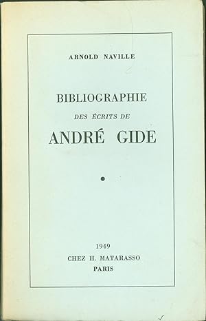 Seller image for Bibliographie des Ecrits de Andre Gide for sale by Eureka Books