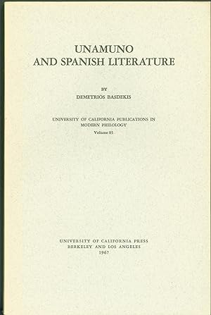 Unamuno and Spanish Literature