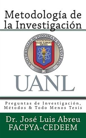 Seller image for Metodologa de la Investigacin/ Investigation methodology : Preguntas De Investigacion, Metodos & Todo Menos Tesis/ Research Questions, Methods and All but Dissertation -Language: spanish for sale by GreatBookPrices