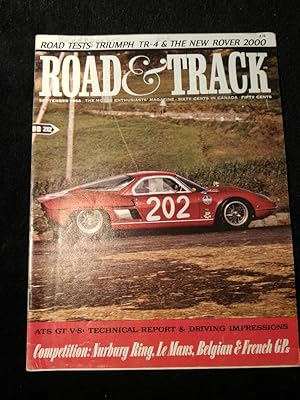 Road & Track - September 1964; Volume 16, No. 1 The Motor Enthusiast s Magazine