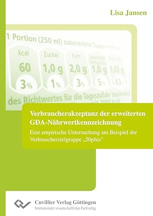 Seller image for Verbraucherakzeptanz der erweiterten GDA-Naehrwertkennzeichnung for sale by moluna