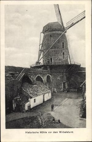 Bild des Verkufers fr Ansichtskarte / Postkarte Zons Dormagen Niederrhein, Windmhle, Vor dem Wirbelsturm 1909 zum Verkauf von akpool GmbH