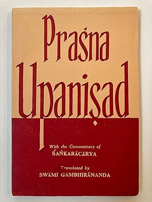 Seller image for Prasna Upanisad : with the commentary of Sankaracarya for sale by Joseph Burridge Books