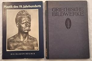 Plastiken, Bildwerke, Konvolut von 2 Bänden [2 Bücher]. Die blauen Bücher.