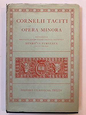 Bild des Verkufers fr Cornelii Taciti Opera minora zum Verkauf von Joseph Burridge Books