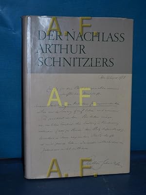 Seller image for Der Nachlass Arthur Schnitzlers : Verzeichnis des im Schnitzler-Archiv der Universitt Freiburg i. Br. befindlichen Materials Gerhard Neumann , Jutta Mller. Mit e. Vorw. von Gerhart Baumann, Verzeichnis des in Wien vorhandenen Nachlassmaterials / Von Heinrich Schnitzler for sale by Antiquarische Fundgrube e.U.