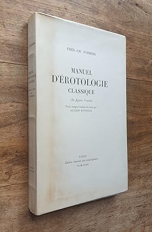 Seller image for Manuel d'Erotologie classique (De Figuris Veneris) for sale by CORSEAUX Pascal