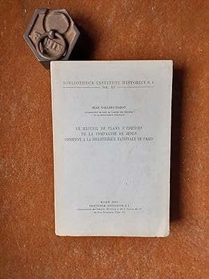 Le recueil de Plans d'édifices de la Compagnie de Jésus conservé à la Bibliothèque Nationale de P...