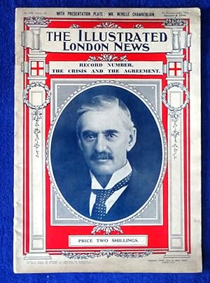 The Illustrated London News, 8 October 1938. No 5190. Chamberlain Peace for our time Munich Agree...