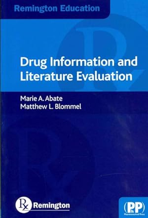 Bild des Verkufers fr Drug Information and Literature Evaluation zum Verkauf von GreatBookPrices