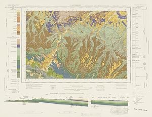 Canterbury - Geological survey of Great Britain (England and Wales). Solid and drift edition. She...
