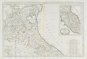 [Nouvelle Carte de l'Etat de l'Eglise dressée sur Celle du P. Boscovich, divisée en trois feuille...