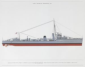 Immagine del venditore per H.M.S. Valhalla, Destroyer, 1917 venduto da Antiqua Print Gallery