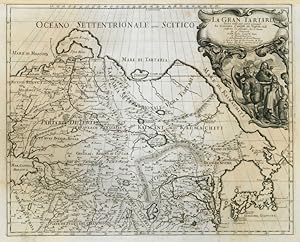 La Gran Tartaria divisa nelle sue parti principali [Great Tartary divided into its main parts]