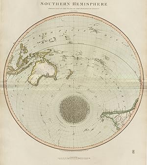 Southern hemisphere, projected on the plane of the horizon of London