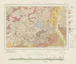 North London - Geological survey of Great Britain (England and Wales). Drift edition. Sheet 256