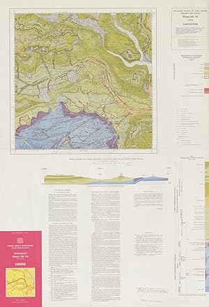 Castleton - Geological survey of Great Britain (England and Wales). Solid and Drift edition. Shee...